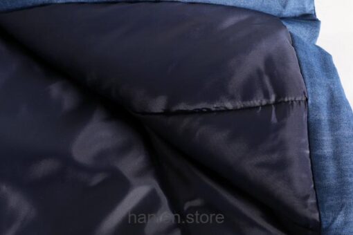 Blue Cozy Traditional Japanese Solid Classic Hanten 4 Blue Cozy Traditional Japanese Solid Classic Hanten 4