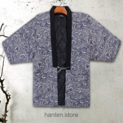 Blue Comfortable Vintage Wave Crest Hanten 1 Blue Comfortable Vintage Wave Crest Hanten 1