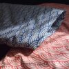 Red Japanese Vintage Wave Crest Hanten 10 Red Japanese Vintage Wave Crest Hanten 10