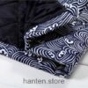 Blue Comfortable Vintage Wave Crest Hanten 7 Blue Comfortable Vintage Wave Crest Hanten 7