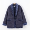 Blue Winter Hanten with Lacing Cotton Kimono Hanten Jacket 1 Blue Winter Hanten with Lacing Cotton Kimono Hanten Jacket 1