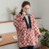 Lucky Cat Thick Warm Cotton-Padded Haori Retro Kimono Style Hanten 4